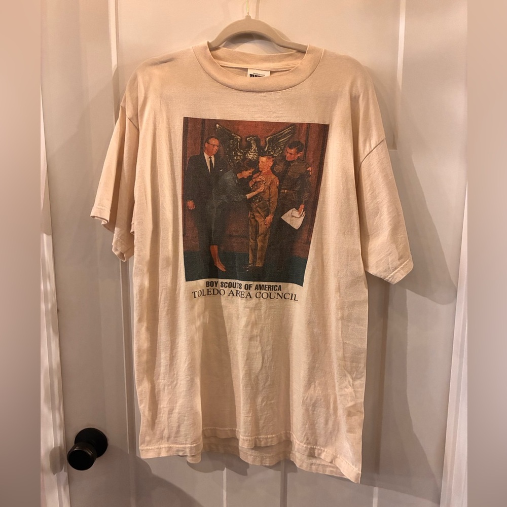 Boy Scouts Beige Graphic Tee